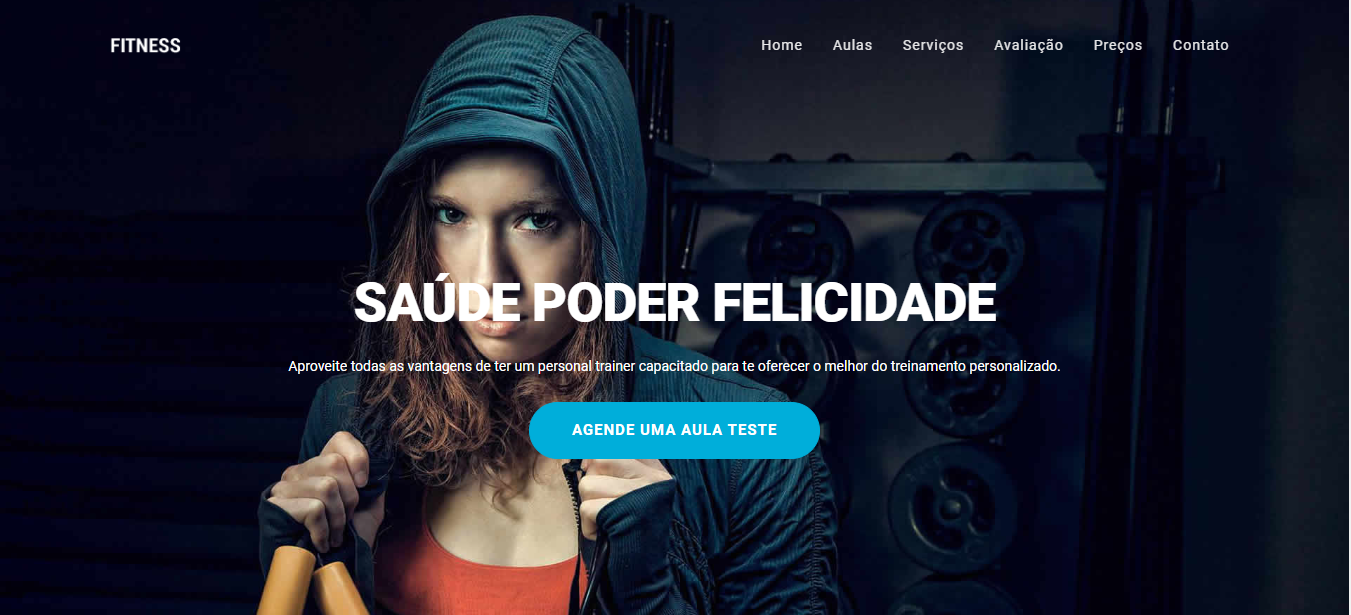 imagens site academia
